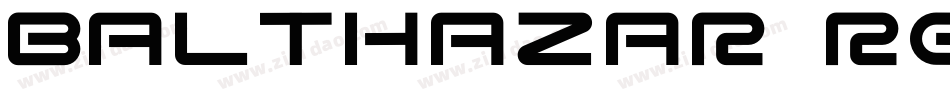 Balthazar Regular字体转换